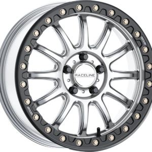 WHEEL ALPHA SVR W/ BLK RING 15X10 6X139.7 +25MM