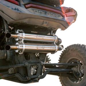 SLIP-ON POL RZR XP1000 BRUSHED STAINLESS STEEL