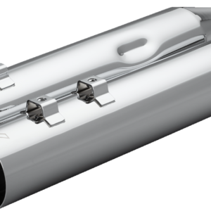 MUFFLER 4.0" M8 STRAIGHT CUT CHROME