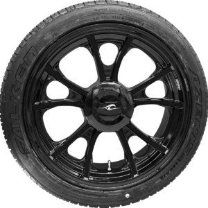WHEEL REAR LARGO 3D TRIKE W/TIRE SOLID BLACK 18"