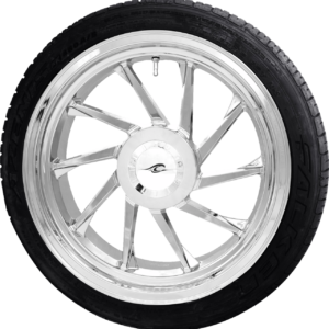 WHEEL REAR RIGHT HURRICANE 3D TRIKE W/TIRE 18" CHR