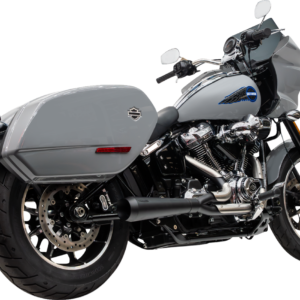 EXHAUST 2:1 ASSAULT M8 SOFTAIL BLACK