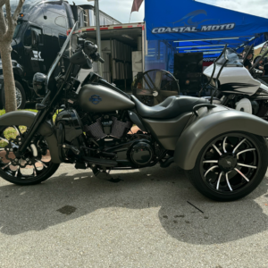 WHEEL REAR LARGO 3D TRIKE W/TIRE BLACK CUT 18"