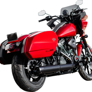 Muffler Slip-On Grand National 50 State 4" Black M8 Softail
