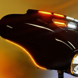 LIGHT FAIRING STRIPS DUAL COLOR LED AMB/WHT