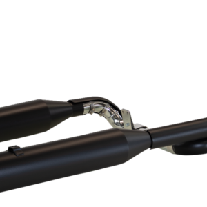 EXHAUST SYSTEM DOMINATOR-SR BLACK W/O END CAP
