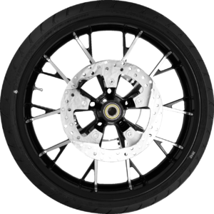 WHEEL FRONT MARLIN W/TIRE ABS (TPMS) BLACK CUT 21"