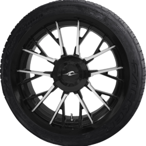 Rear Wheel 18 x 7 Marlin 3D  Trike Black Cut w Tire TPMS