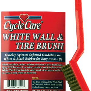 BRUSH WHITEWALL TIRE