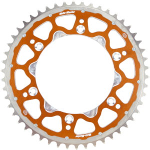 FUSION SERIES DUAL RING SPROCKET (ORANGE, 428-46T)  KTM