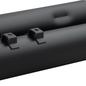 MUFFLER 4.0" TRIKE/TC STRAIGHT CUT BLACK
