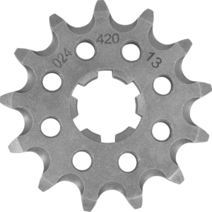 STEEL FRONT SPROCKET (420-13T) KAWASAKI, SUZUKI, YAMAHA