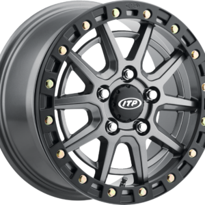 WHEEL SD10 15X7 GREY WITH BLACK RING