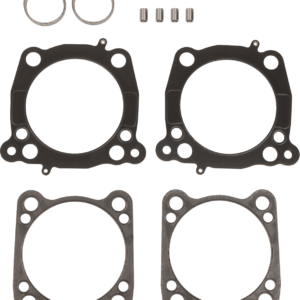 GASKET KIT HEAD/BASE/EXHAUST.030THICK 129"&132"4.32"BORE M8