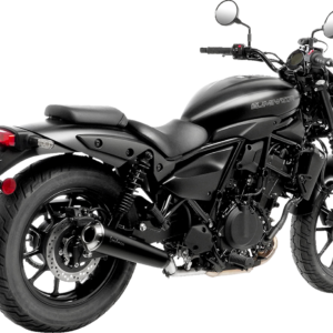 MUFFLER CLASSIC RACER KAW ELIMINATOR 500 BLACK