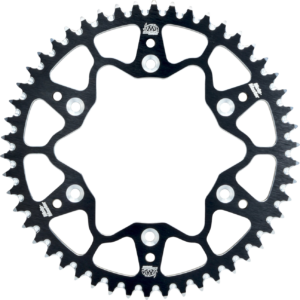 7075 SERIES ALU SPROCKET (BLACK, 520-52T) HUSABERG,