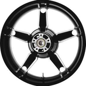 WHEEL REAR DAYTONA NON ABS SINGLE DISC BLK CUT 18"