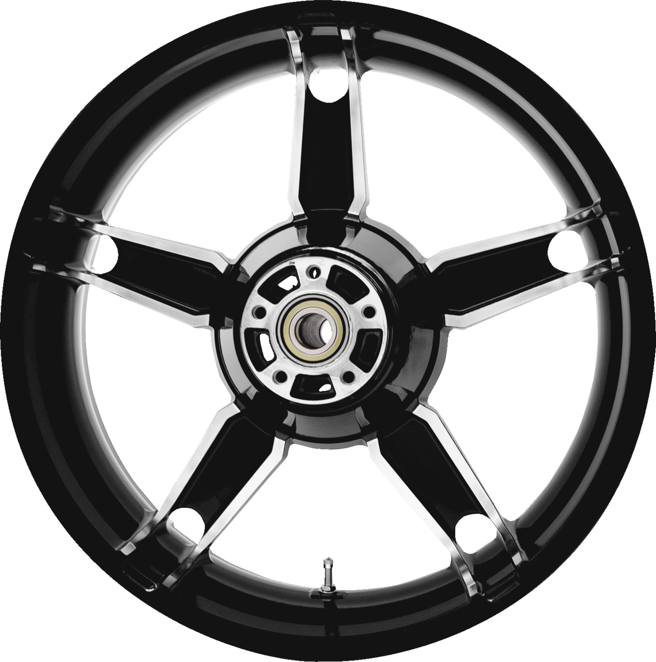 WHEEL REAR DAYTONA NON ABS SINGLE DISC BLK CUT 18"