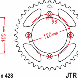 SPROCKET RR YAMAHA 51T