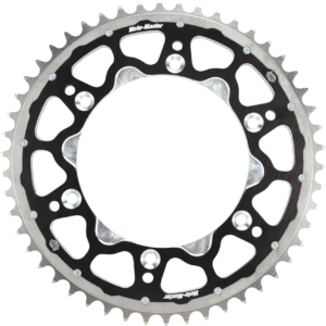 FUSION SERIES DUAL RING SPROCKET (BLACK, 420-49T) KKAW,SUZ