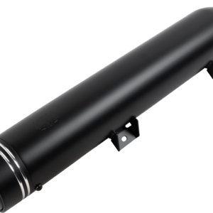 MUFFLER LONG DUAL GROVE TIP BLACK