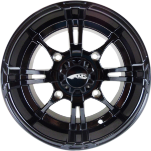 WHEEL 14X8 4/137 BLK