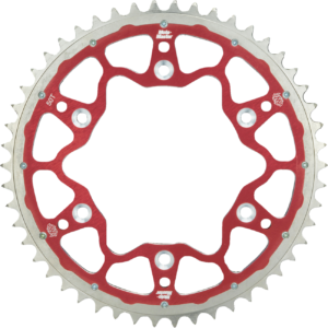 FUSION SERIES DUAL RING SPROCKET (RED, 520-50T) HONDA