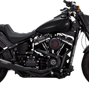 EXHAUST 2-1 SS BLK 18+ST