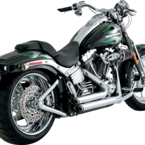 SHORTSHOTS STAGGERED EXHAUST - CHROME - SOFTAIL