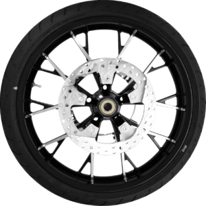 WHEEL FRONT MARLIN W/TIRE ABS (TPMS) BLACK CUT 21"