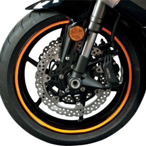 DECAL WHEEL FLO ORANGE