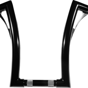 HANDLEBAR FLOWBAR 1.5" BLACK 15" END RISE SOFT,DYNA, XL
