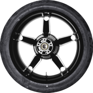 WHEEL REAR DAYTONA W/TIRE ABS(TPMS) BLACK CUT 18"