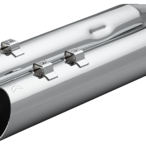 MUFFLER 4.0" M8 SLASH UP  RIPPER BAFFLE CHROME