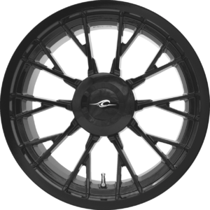 Rear Wheel 18 x 7 Marlin 3D Trike Solid Black TPMS