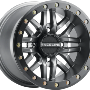 WHEEL BL RYNO GM W/BLK RING 14X7 4X156 (5+2)