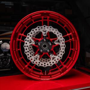 WHEEL FLATLINE 19" X 3.25" RED