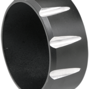 ENDCAP 3" S/O FLUTED BLK
