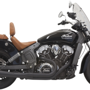 EXHAUST 2-1 SHRT SCOUT BK