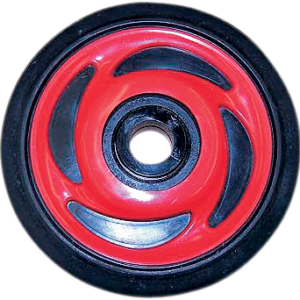 WHEEL,POL 5.35" INDY RED