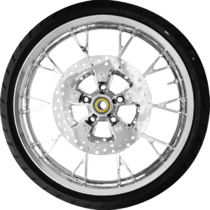 WHEEL FRONT MARLIN W/TIRE ABS (TPMS) CHR 21"  08-23 TOURING