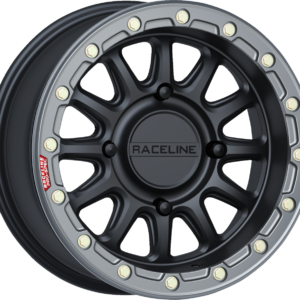WHEEL ALPHA BLK W/ GM RING 15X7 4X156 +10MM