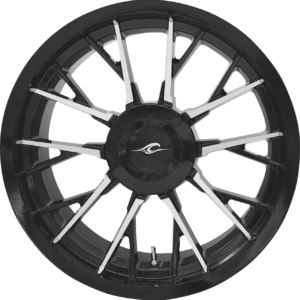 Rear Wheel 18 x 7 Marlin 3D Trike Black Cut TPMS
