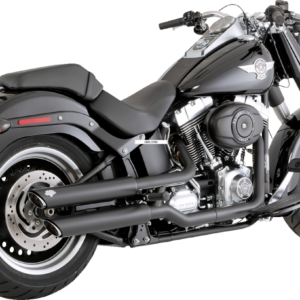 MUFFLERS 3" TWIN SLASH BLACK FATBOY DEUCE