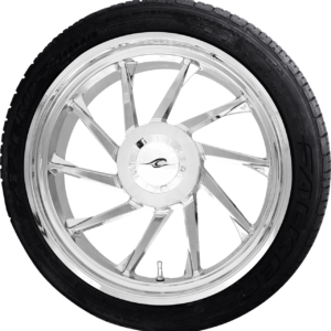 WHEEL REAR LEFT HURRICANE 3D TRIKE W/TIRE 18" CHR