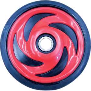 WHEEL,POL 6.38" INDY RED