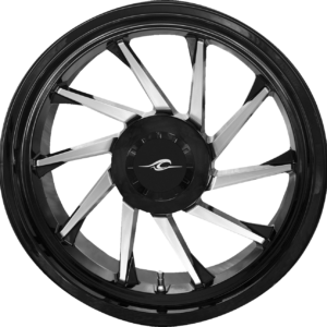 WHEEL REAR RIGHT HURRICANE 3D TRIKE 18" BLACK/CHROME