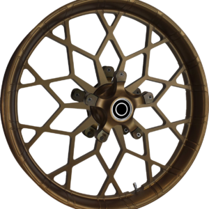 WHEEL FRONT 21x3.5 PHENOM BRONZE FOR STK ROTORS
