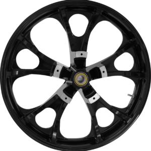 WHEEL FRONT LARGO DUAL DISC W/O ABS BLACK 21" 00-07 TOURING