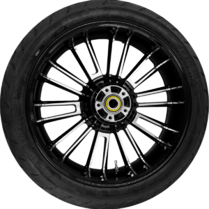 WHEEL REAR ATLANTIC W/TIRE ABS (TPMS) BLACK CUT 18"